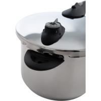 Olla a presión, acero inoxidable apta para todo tipo de cocinas ZERO PYREX , 6 litros