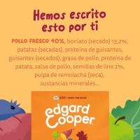 Pienso de pollo s/ cereales perro mini EDGARD&COOPER, saco 700 g