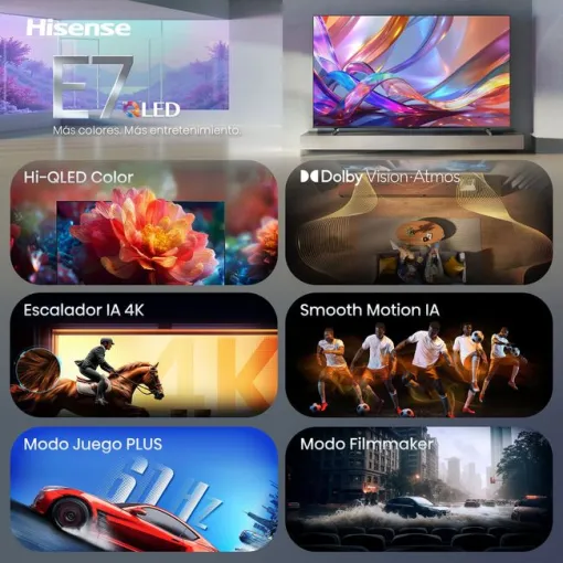 Televisor Qled 65" UHD 4K 65E7S HISENSE