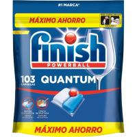 Lavavajillas máquina FINISH QUANTUM, bolsa 103 dosis