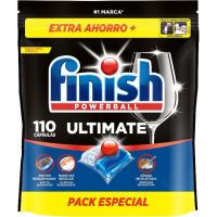 Lavavajillas máquina FINISH ULTIMATE, bolsa 110 dosis