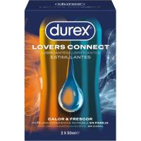Lubricantes estimulantes lovers connect DUREX, pack 2X50 ml Lubricantes estimulantes lovers connect DUREX, pack 2X50 ml