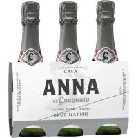 Cava Brut Nature Anna CODORNIU, pack 3x20 cl