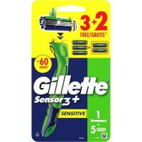 Máquina de afeitar GILLETTE SENSOR3+ SENSITIVE, pack 1 ud Máquina de afeitar GILLETTE SENSOR3+ SENSITIVE, pack 1 ud