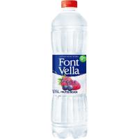 Agua sabor futos rojos FONT VELLA, botella 1,15 litros Agua sabor futos rojos FONT VELLA, botella 1,15 litros