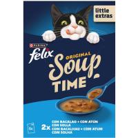 FÉLIX katuentzako soup arrainekin, sorta 6x48 g FÉLIX katuentzako soup arrainekin, sorta 6x48 g