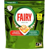 Lavavajillas máquina naranja FAIRY FRESH, bolsa 71 dosis Lavavajillas máquina naranja FAIRY FRESH, bolsa 71 dosis