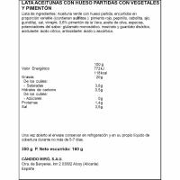 SERPIS hezurdun oliba zatituak piperrautsarekin, lata 160 g