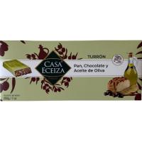 Turrón de aceite, choco negro y pan CASA ECEIZA, tableta 200 g Turrón de aceite, choco negro y pan CASA ECEIZA, tableta 200 g