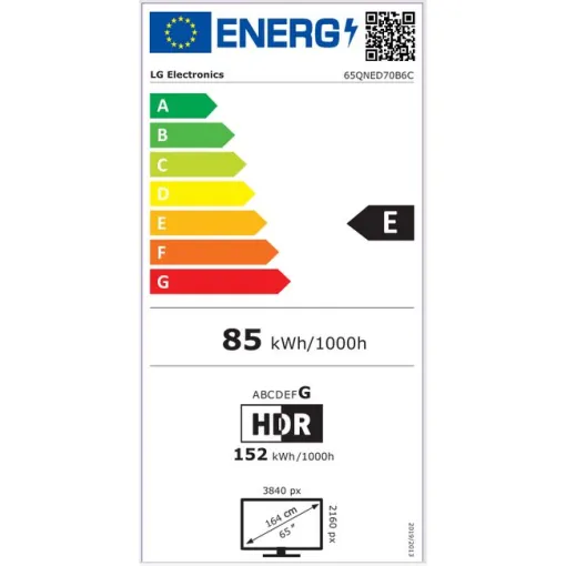 Televisor Qned Miniled 4K 65" Smart 65QNED70B6C LG