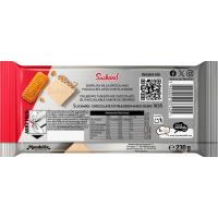 Turrón de chocolate Biscof blanco SUCHARD, tableta 230 g