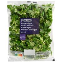 Canónigos maxi EROSKI, bolsa 200 g Canónigos maxi EROSKI, bolsa 200 g