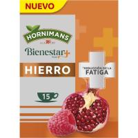 Infusión hierro HORNIMANS BIENESTAR PLUS, caja 15 uds Infusión hierro HORNIMANS BIENESTAR PLUS, caja 15 uds