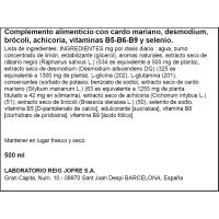 Complemento alimenticio detox hígado F. PHARMA, botella 500 ml