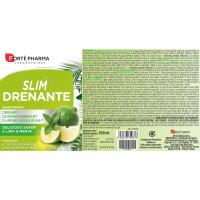 Slim drenante sabor lima-menta FORTE PHARMA, botella 500 ml