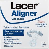 Tabletas desinfectantes Aligner ortodoncia LACER, caja 32 uds Tabletas desinfectantes Aligner ortodoncia LACER, caja 32 uds