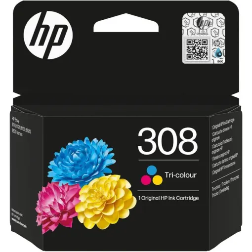 Cartucho de tinta cinta magenta y amarillo 308 HP Cartucho de tinta cinta magenta y amarillo 308 HP