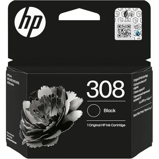 Cartucho de tinta negro 308 HP Cartucho de tinta negro 308 HP