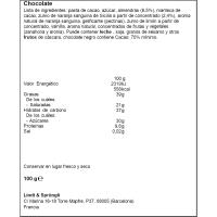 Chocolate 70% naranja EXCELLENCE, tableta 100 g