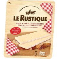Queso Brie LE RUSTIQUE, lonchas, bandeja 125 g Queso Brie LE RUSTIQUE, lonchas, bandeja 125 g