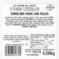 Amanida russa amb polp CUINA DEL NORD, 200 g