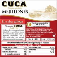 Mejillón en salsa gallega CUCA, lata 96 g