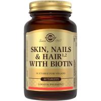 Comprimidos pelo, piel y uñas con biotina SOLGAR, bote 60 uds Comprimidos pelo, piel y uñas con biotina SOLGAR, bote 60 uds