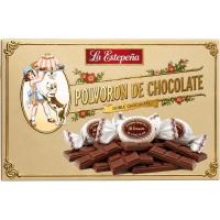Polvorón de chocolate serie oro LA ESTEPEÑA, caja 285 g Polvorón de chocolate serie oro LA ESTEPEÑA, caja 285 g