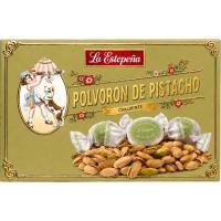 Polvorón de pistacho serie oro LA ESTEPEÑA, caja 270 g Polvorón de pistacho serie oro LA ESTEPEÑA, caja 270 g