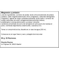 Magnesio+Potasio+B6+Q10 ONEVIT, bote 20 uds