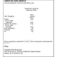 Jamón ibérico NAVIDUL, pack 4x40 g