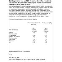 Barrita rellena de cremosa galleta c/ leche MAXI NUTRITION, 45 g
