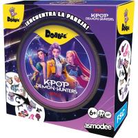 Dobble K-Pop Demon Hunters, juego de cartas edad rec:+6 años ASMODEE