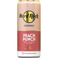 Cocktail peach punch HARD ROCK, lata 25 cl Cocktail peach punch HARD ROCK, lata 25 cl