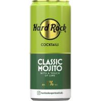 Cocktail mojito HARD ROCK, lata 25 cl