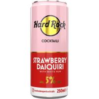 Cocktail strawberry Daiquiri HARD ROCK, lata 25 cl