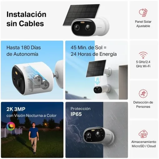 Kit de seguridad alimentación solar, MC410, MERCUSYS