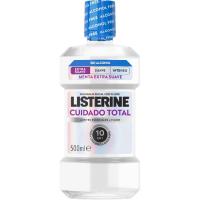 Enjuague bucal extra suave LISTERINE TOTAL CARE, botella 500 ml