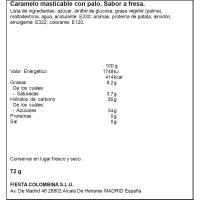 Caramelo lolipop FIESTA, 6 uds, bolsa 72 g
