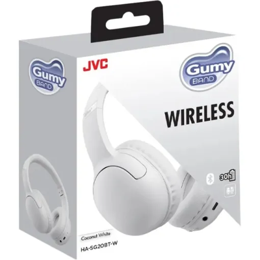 Auricular diadema, color blanco, HASG20BTW JVC