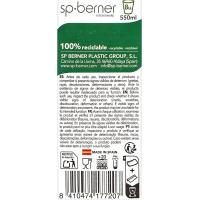 SP-BERNER plastikozko edalontzi berrerabilgarria, 550 ml, sorta 8 ale