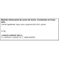Limonada natural DON SIMON, botella 1 litro