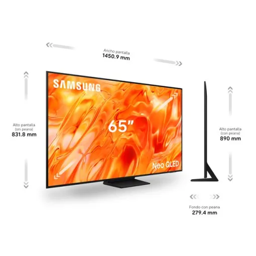 Televisor Miniled Neo QLED 65" 4K Smart negro TQ65QN73H SAMSUNG