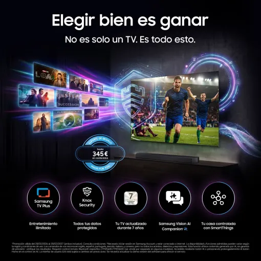 Televisor Miniled Neo QLED 65" 4K Smart negro TQ65QN73H SAMSUNG