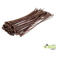 Bridas marrones, 7,2x350 mm OSCA CONNECT, 50 uds