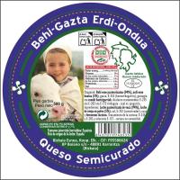 Queso semi mezcla BIZKAIA ESNEA, pieza 500 g