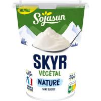Skyr base de soja sabor natural s/ azúcar SOJASUN, tarrina 400 g Skyr base de soja sabor natural s/ azúcar SOJASUN, tarrina 400 g