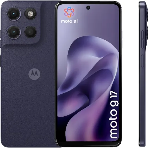 Smartphone libre, evening blue, 4/256 GB, Moto G17 MOTOROLA
