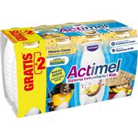 ACTIMEL plàtan i cacau, pack 8x100 g