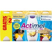 ACTIMEL plàtan i cacau, pack 8x100 g